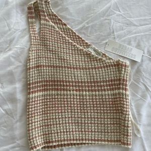Urban Outfitters One Shoulder Knit Crop Top (S)